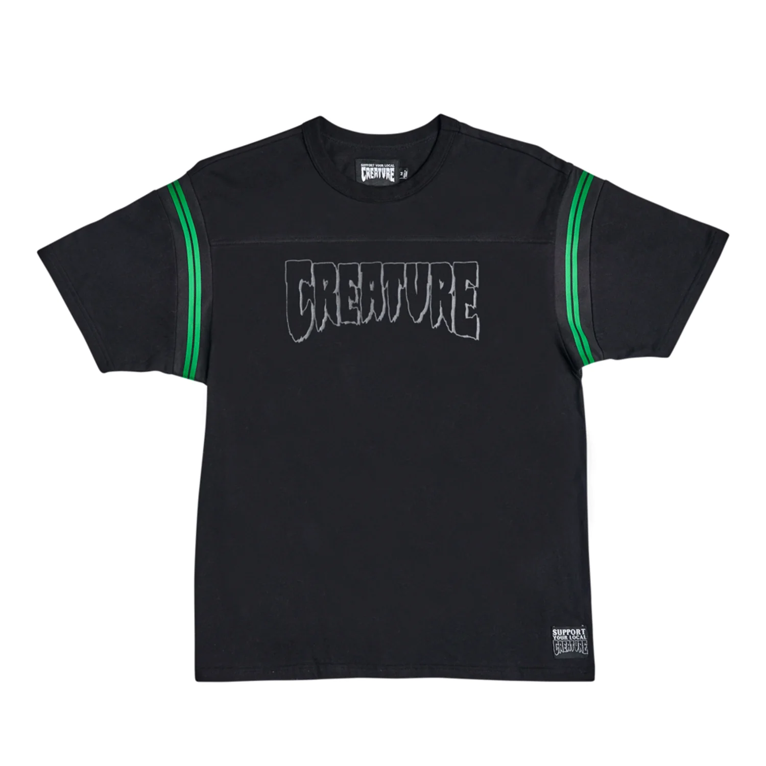 Creature Shirt Duster Jersey Football Black