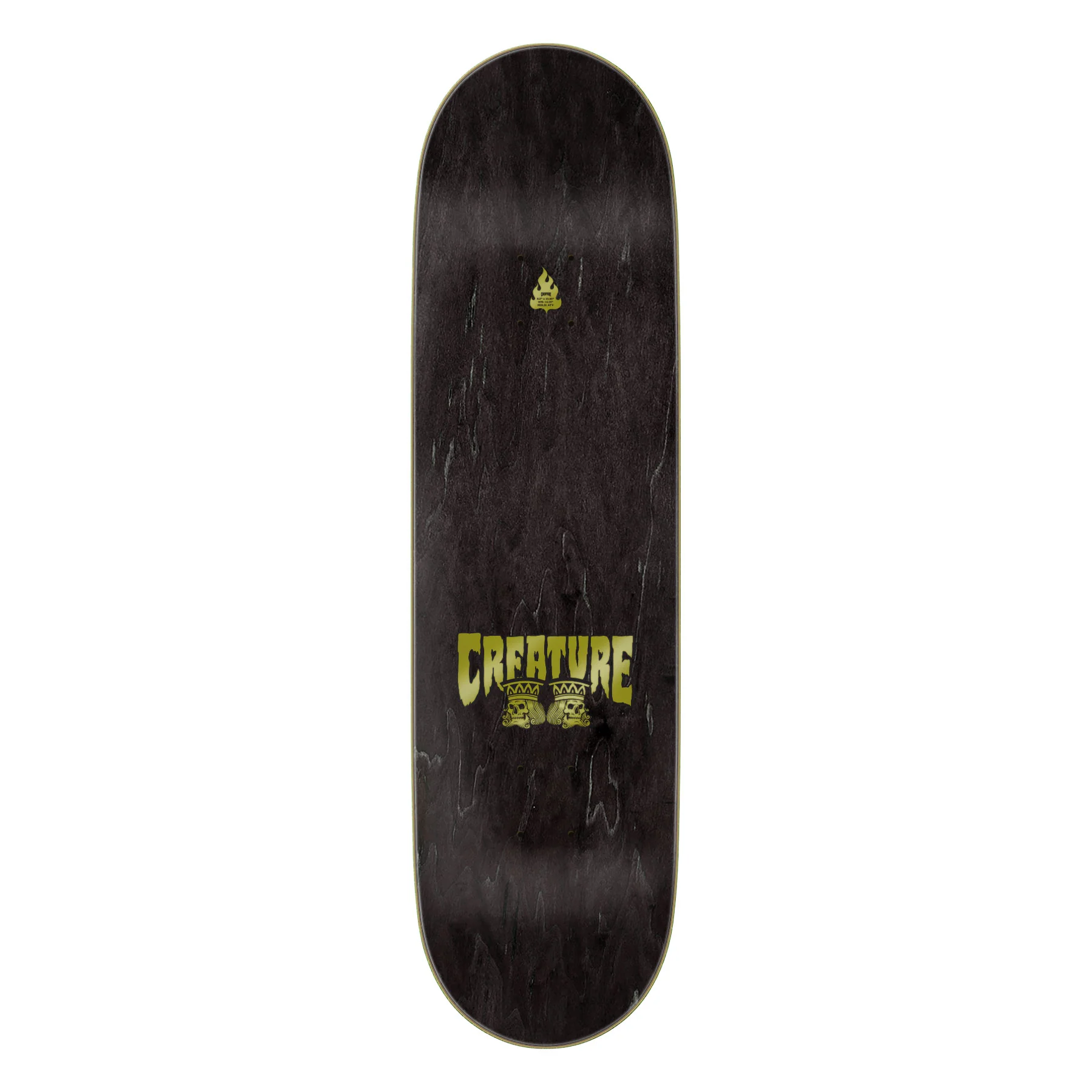 Creature Skateboard Deck Heshking Twin 8.5" x 32.05" - Image 2