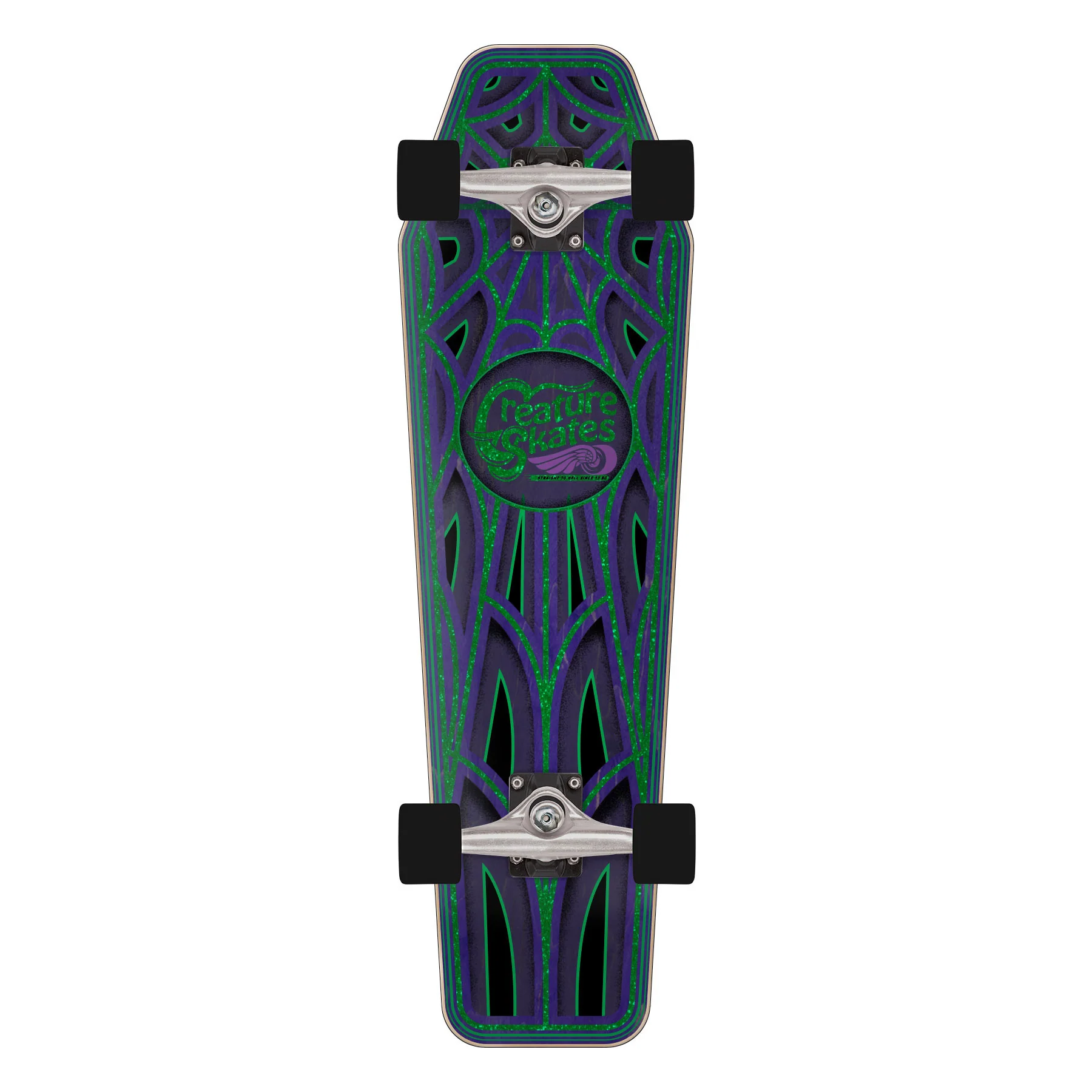 Creature Skateboard Grave Roller Coffin Cruiser 8.47" x 28.8" - Image 2