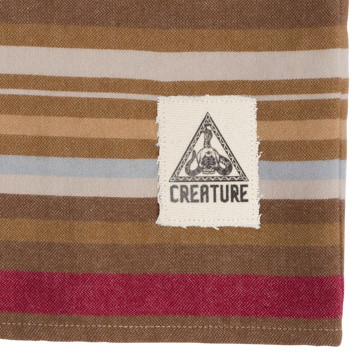 Creature Skateboards Longsleeve Shirt Take Warning Flannel Desert Rise - Image 3