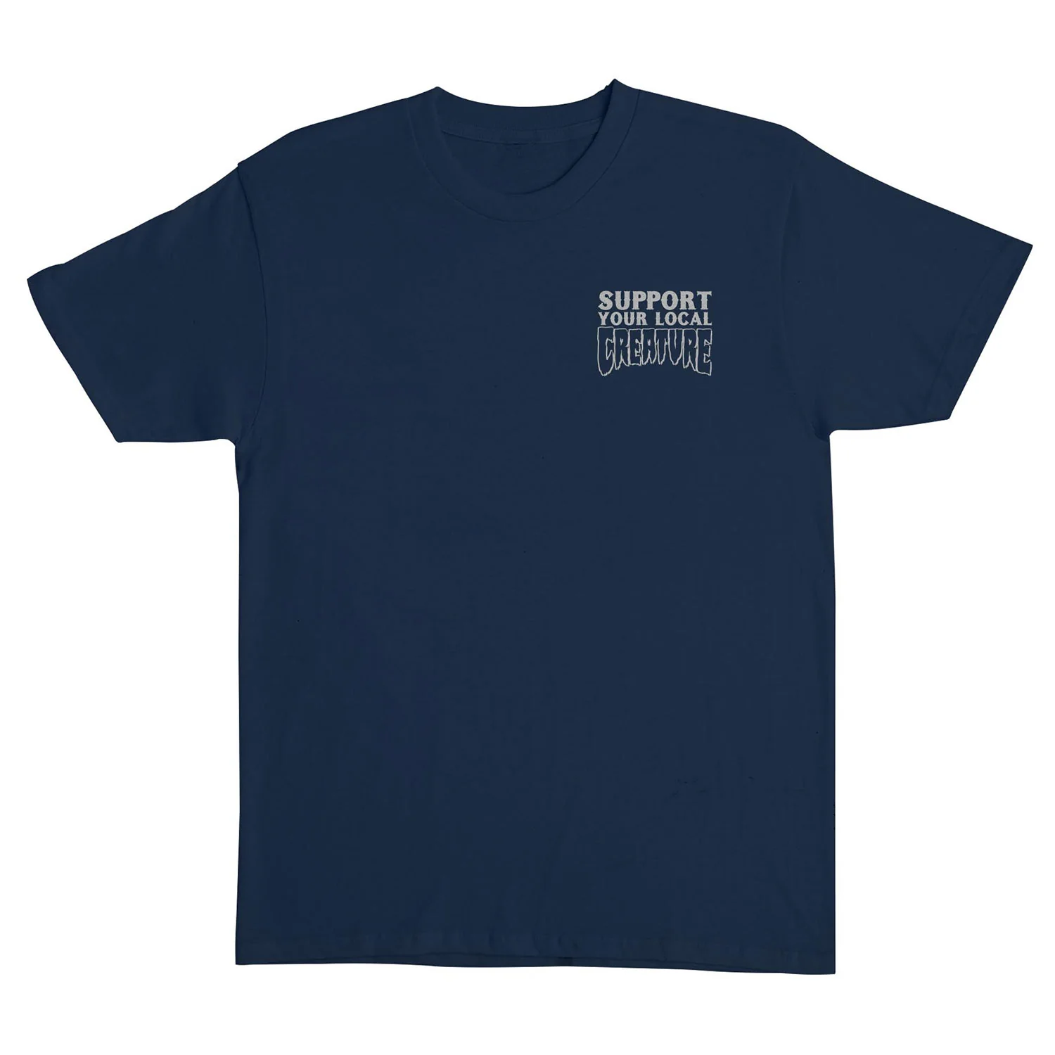 Creature Skateboards Shirt Patent Navy - Image 2