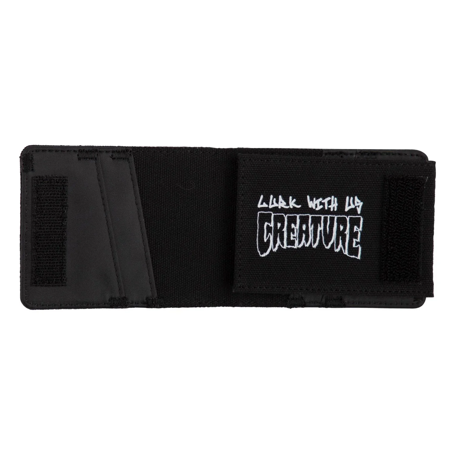 Creature Skateboards Wallet Web Tri-Fold Black - Image 2