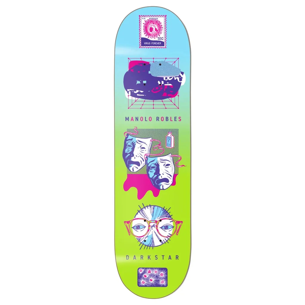 Darkstar Skateboard Premium Complete Manolo New Abnormal 8.0" w/ Independent Satori Upgrade - Image 2