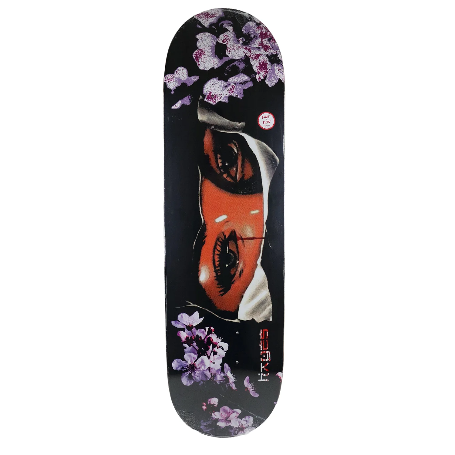 Deathwish Skateboard Complete Jake Hayes Blosson Black 8.475" x 31.75" - Image 2
