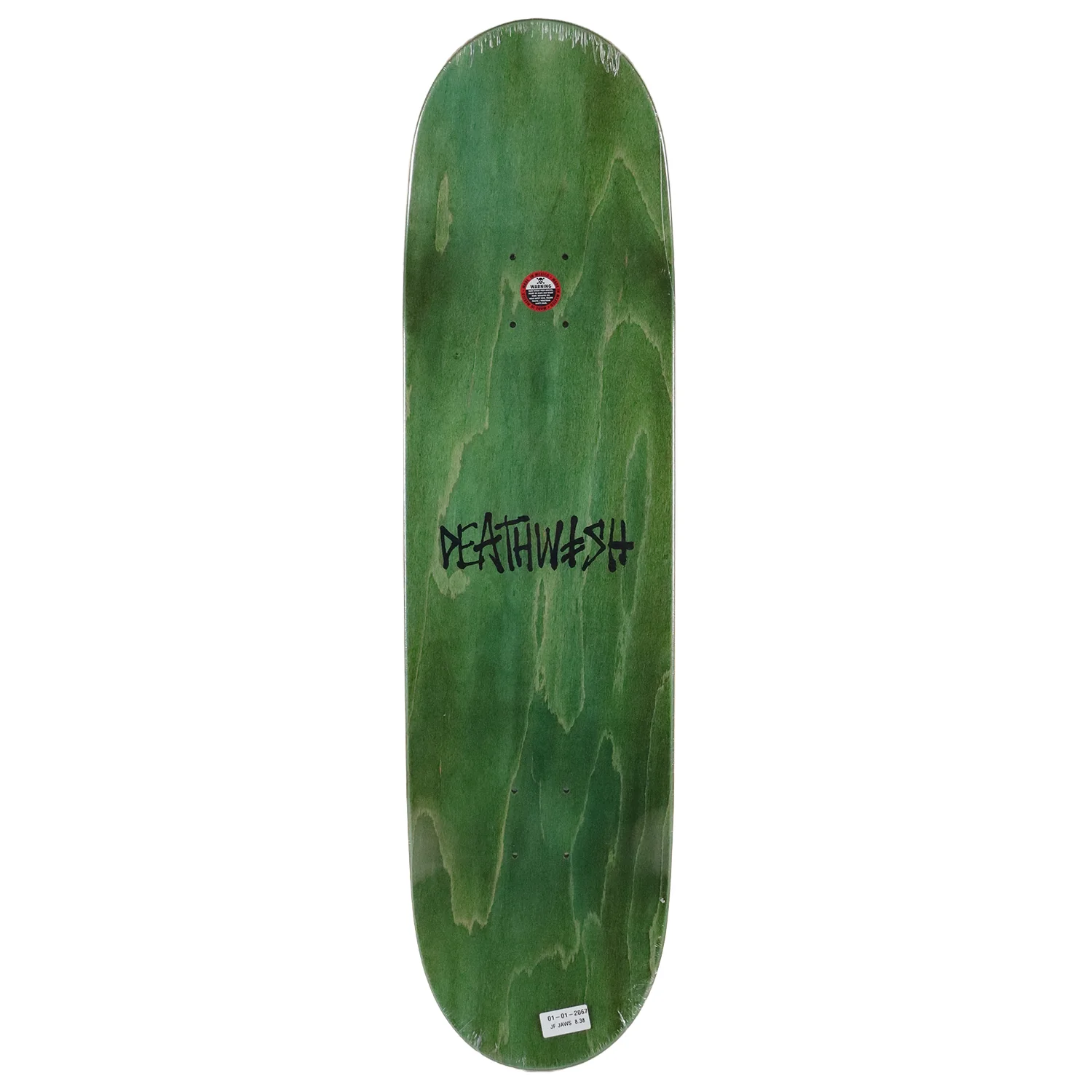 Deathwish Skateboard Deck Jamie Foy Jaws Black 8.38" x 32" - Image 3