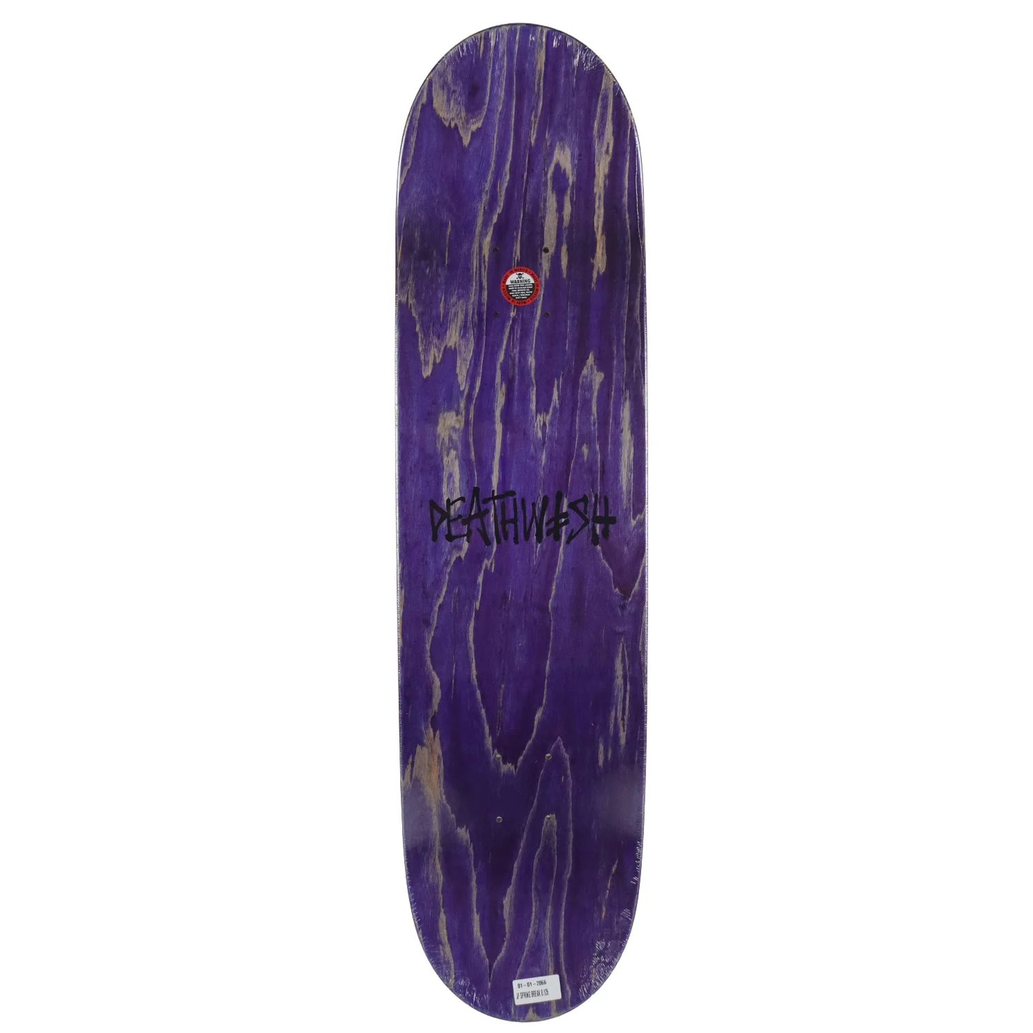 Deathwish Skateboard Deck Jamie Foy Spring Break Purple 8.125" x 31.5" - Image 3