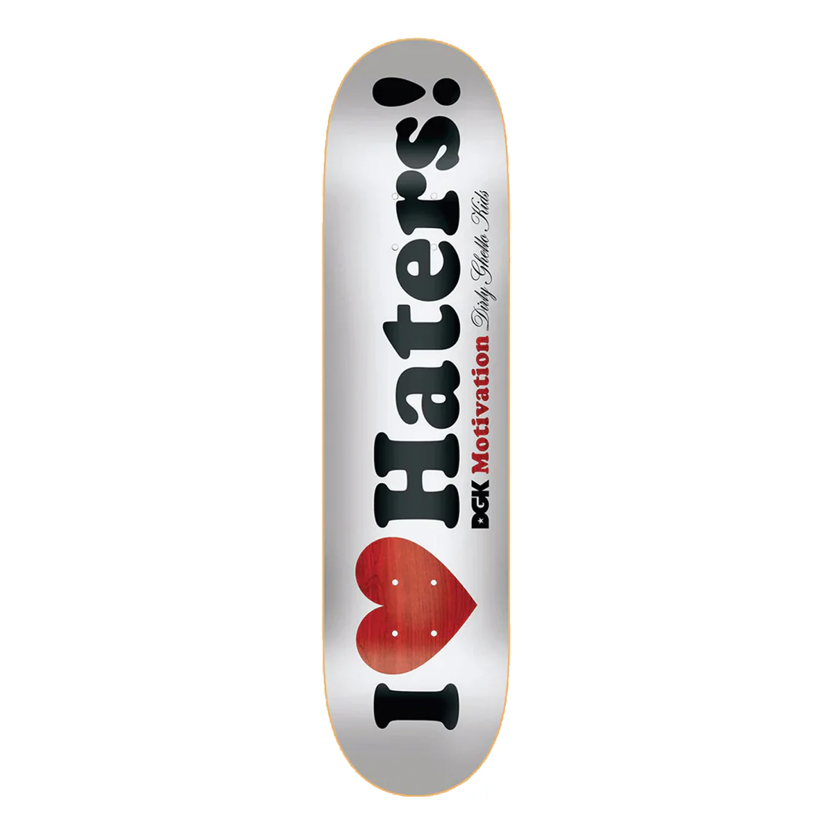DGK Skateboard Complete Haters White 7.75" x 31.5" - Image 2