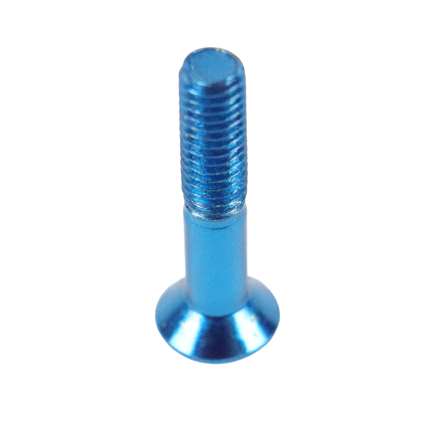 Dime Bag Skateboard Mounting Hardware 1" Phillips Blue Nuts and Bolts - Image 3