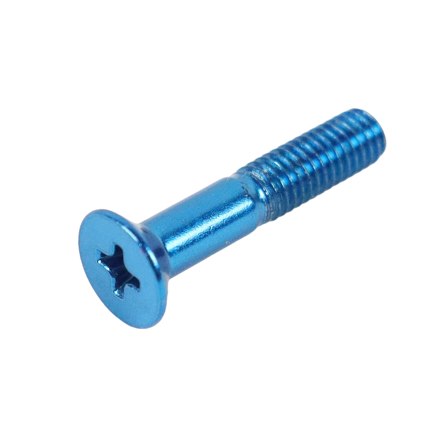 Dime Bag Skateboard Mounting Hardware 1" Phillips Blue Nuts and Bolts - Image 4