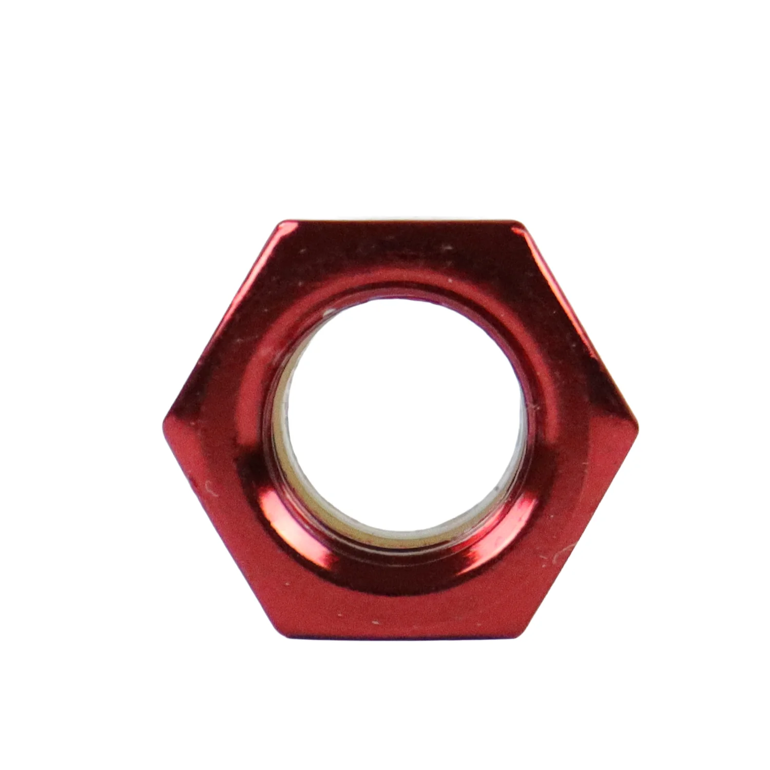 Dime Bag Skateboard Replacement Truck Kingpin Nuts Red (2-Pack) - Image 5