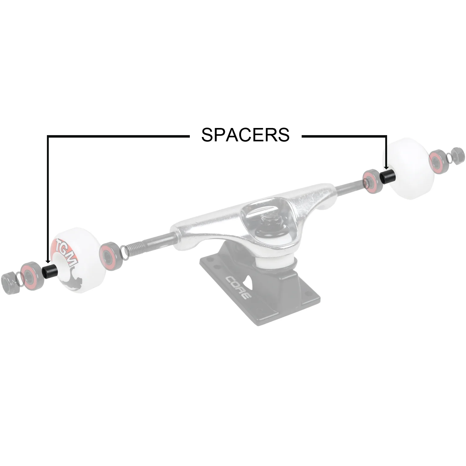 Dimebag Hardware Bearing Spacers 4 Pack - Image 4