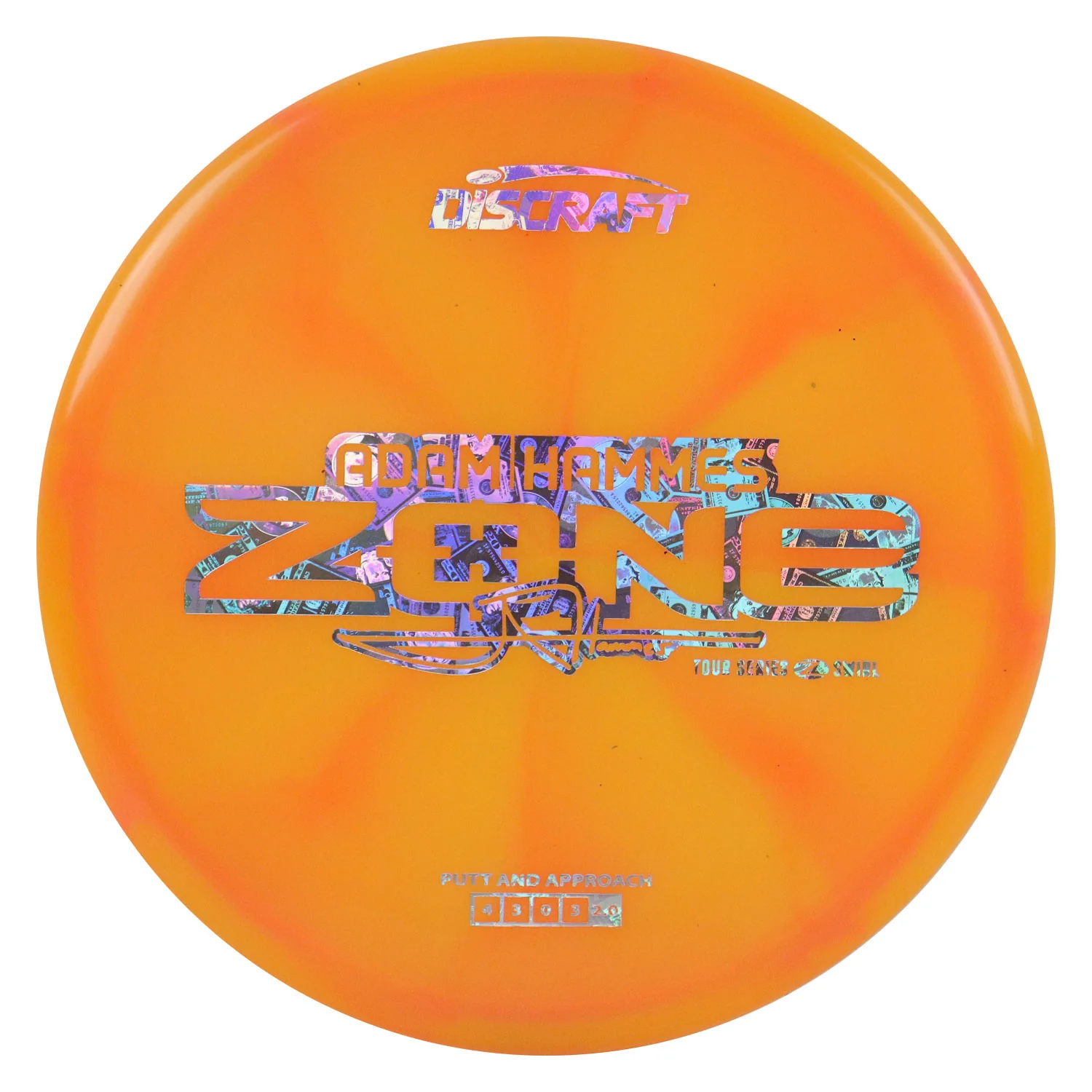 Discraft Disc Golf Adam Hammes 2025 Tour Series Z Swirl Zone Putter 4/3/0/3 - Choose Exact Disc - Image 6