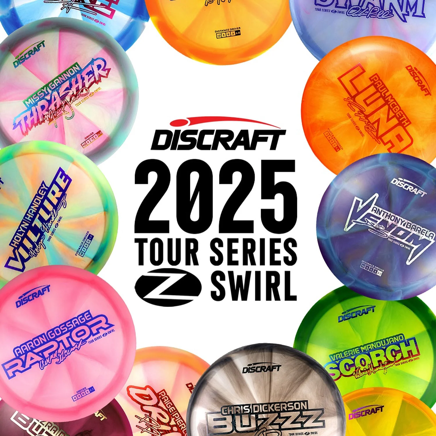 Discraft Disc Golf Andrew Presnell 2025 Tour Series Z Swirl Swarm 5/3/0/4 - Choose Exact Disc - Image 5