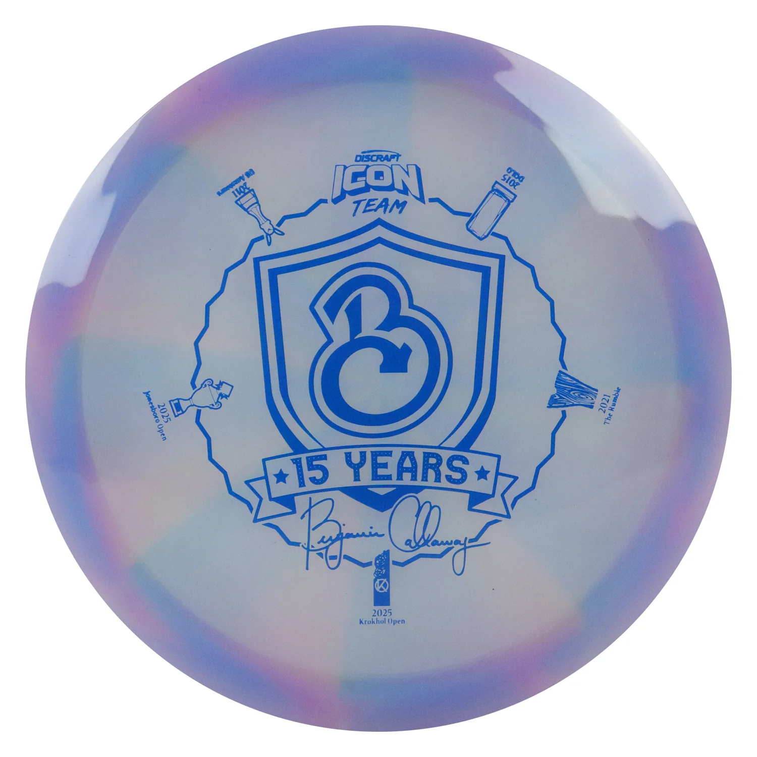 Discraft Disc Golf Ben Callaway Icon Z Swirl Undertaker Fairway Driver - Image 6