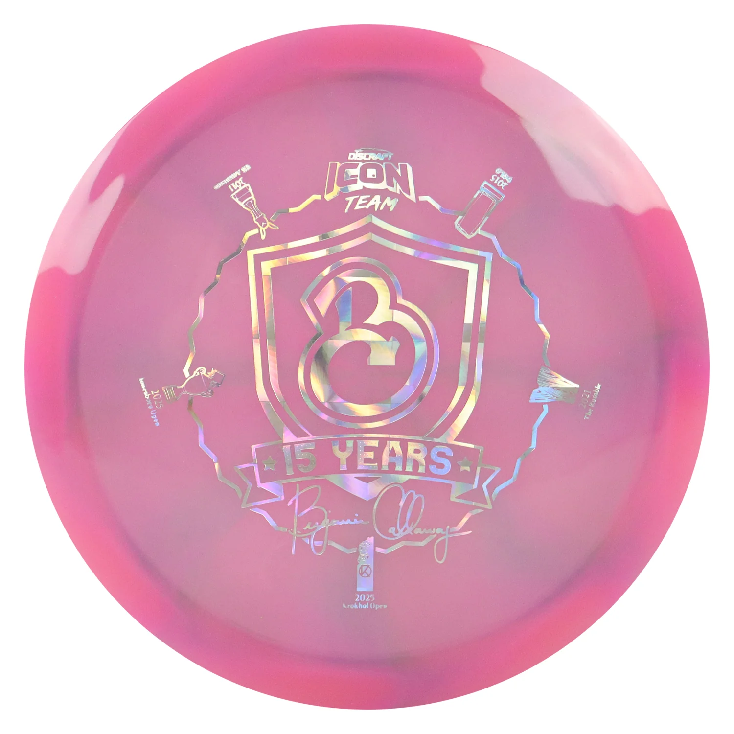 Discraft Disc Golf Ben Callaway Icon Z Swirl Undertaker Fairway Driver - Image 7