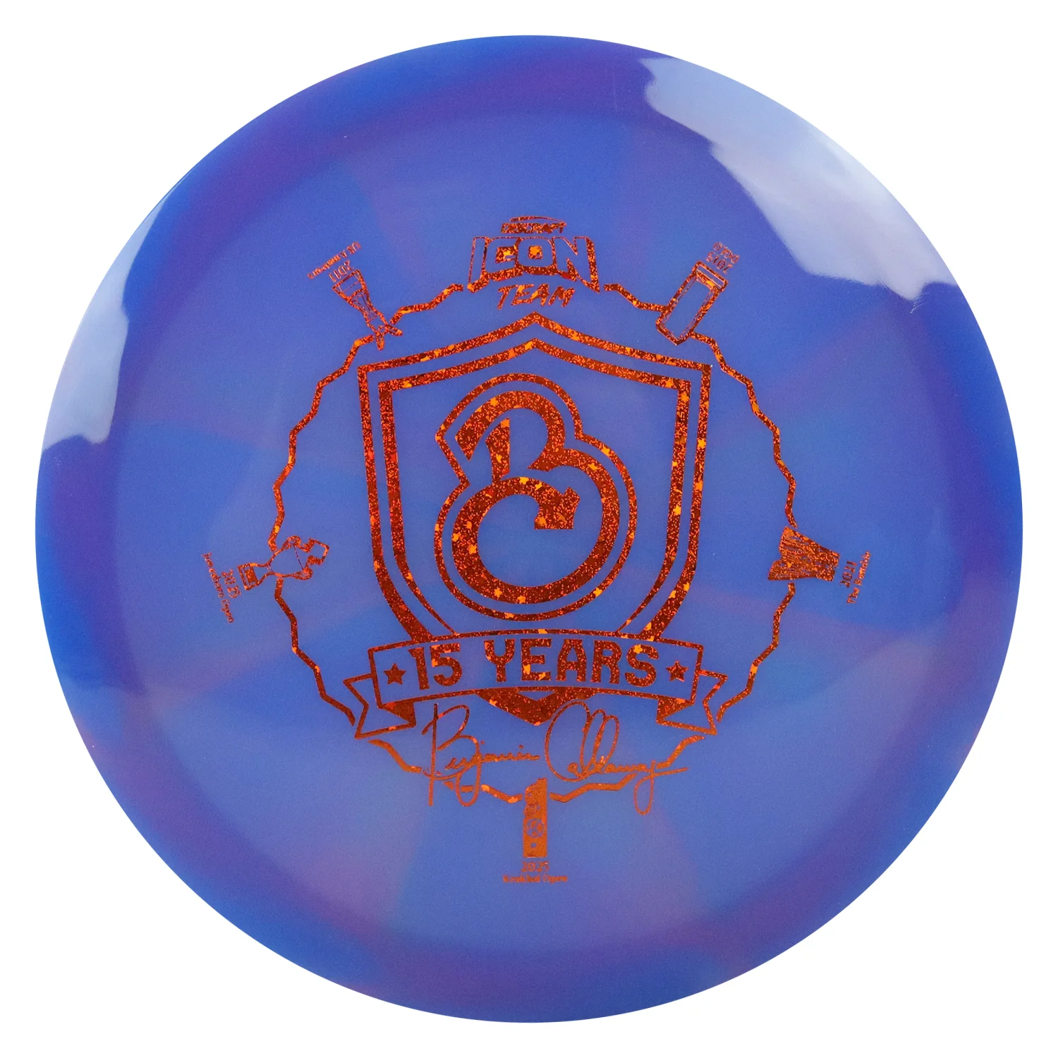 Discraft Disc Golf Ben Callaway Icon Z Swirl Undertaker Fairway Driver - Image 8