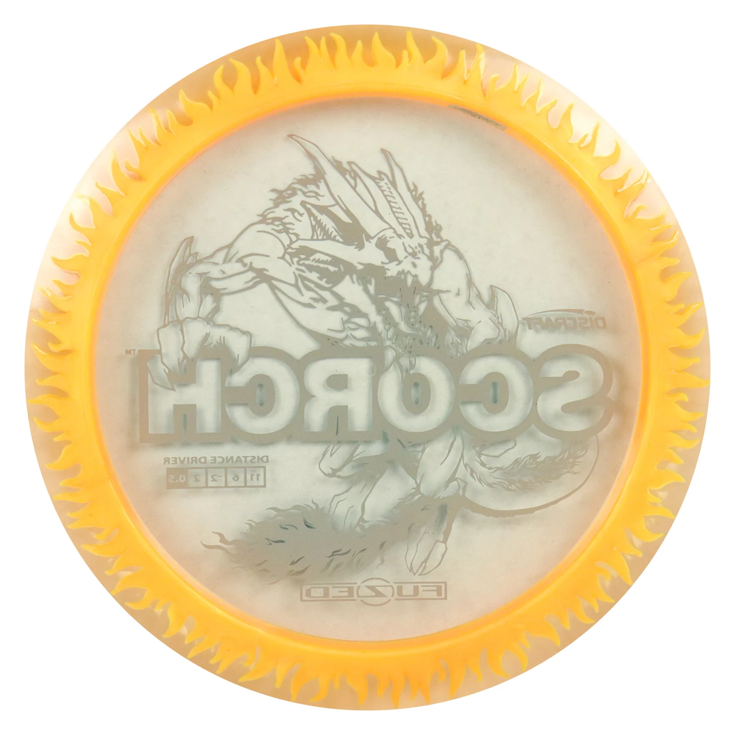 Discraft Disc Golf FuZed Line Scorch with Flame Pattern Distance Driver11/6/-2/2 - Choose Exact Disc - Image 102