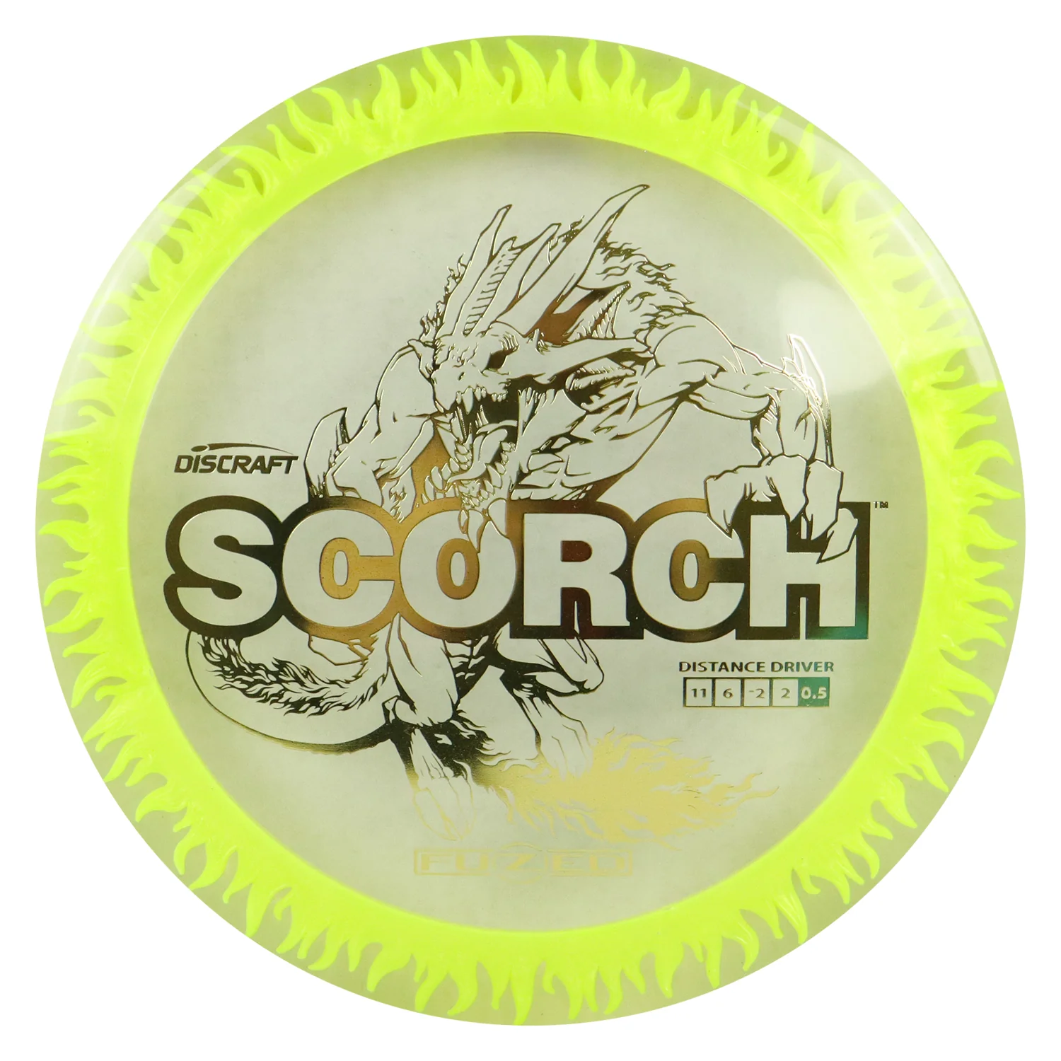 Discraft Disc Golf FuZed Line Scorch with Flame Pattern Distance Driver11/6/-2/2 - Choose Exact Disc - Image 116