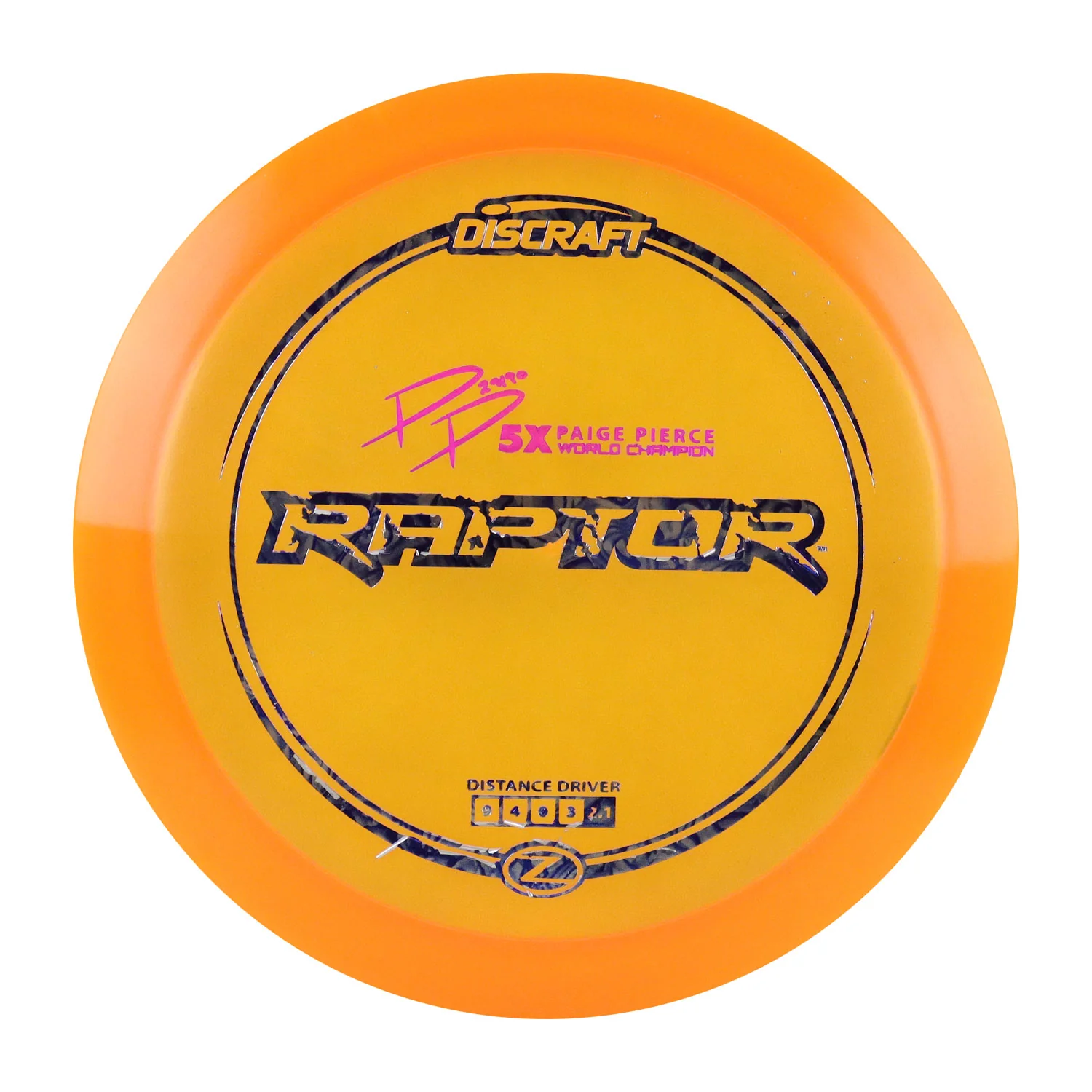 Discraft Disc Golf Paige Pierce Z Line Raptor Driver 9/4/0/3 - Choose Exact Disc - Image 5