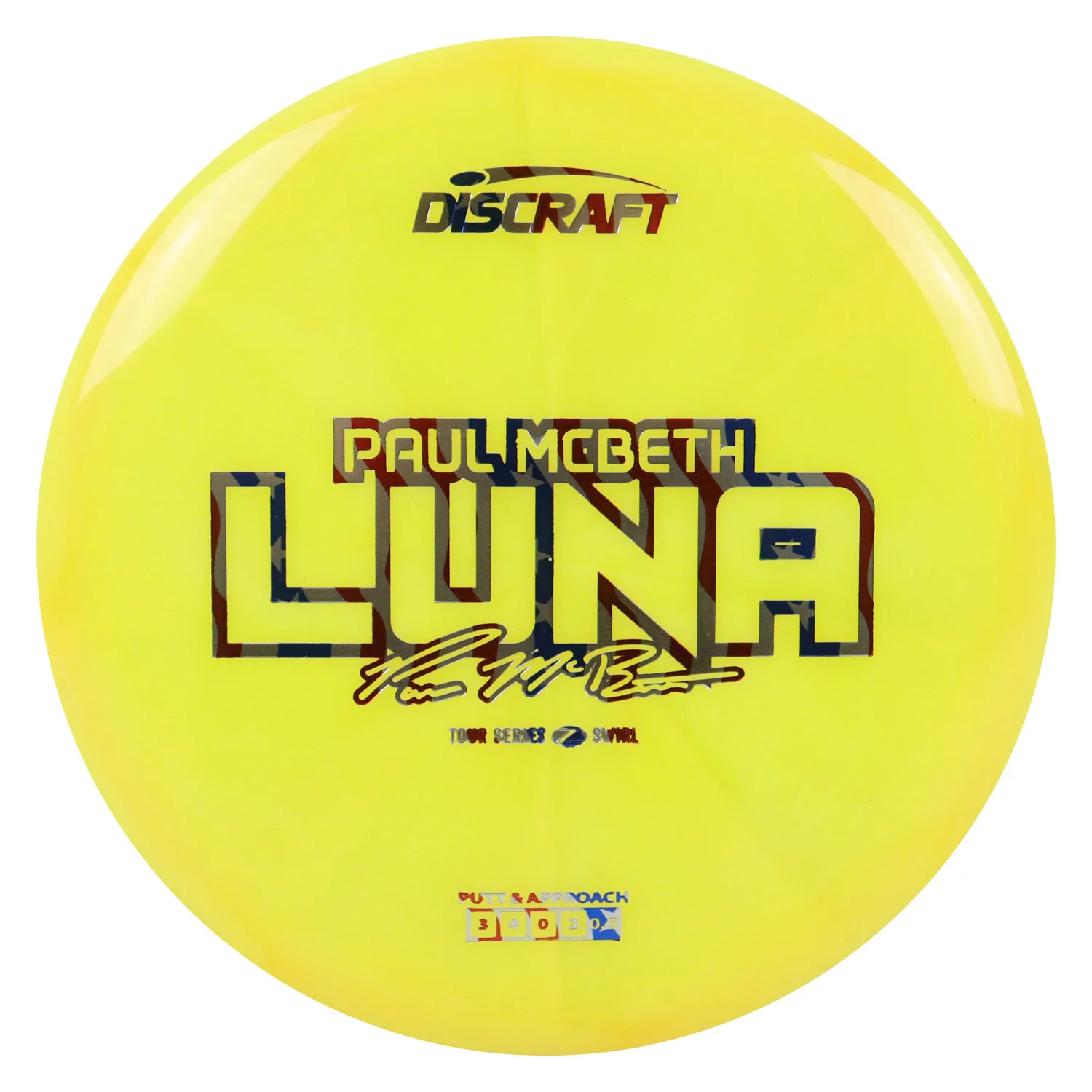 Discraft Disc Golf Paul McBeth 2025 Tour Series Z Swirl Luna Putter 3/4/0/2 - Choose Exact Disc - Image 8