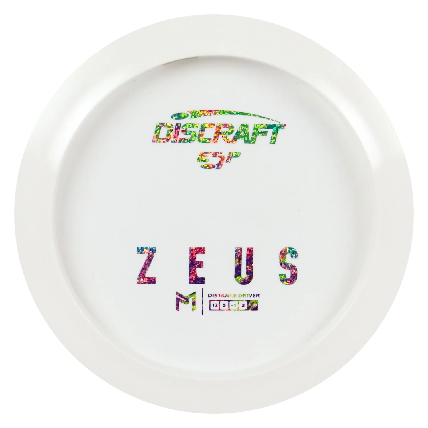 Discraft Disc Golf Paul McBeth ESP Zeus Solid White Distance Driver 12/5/-1/3- Choose Exact Disc - Image 5
