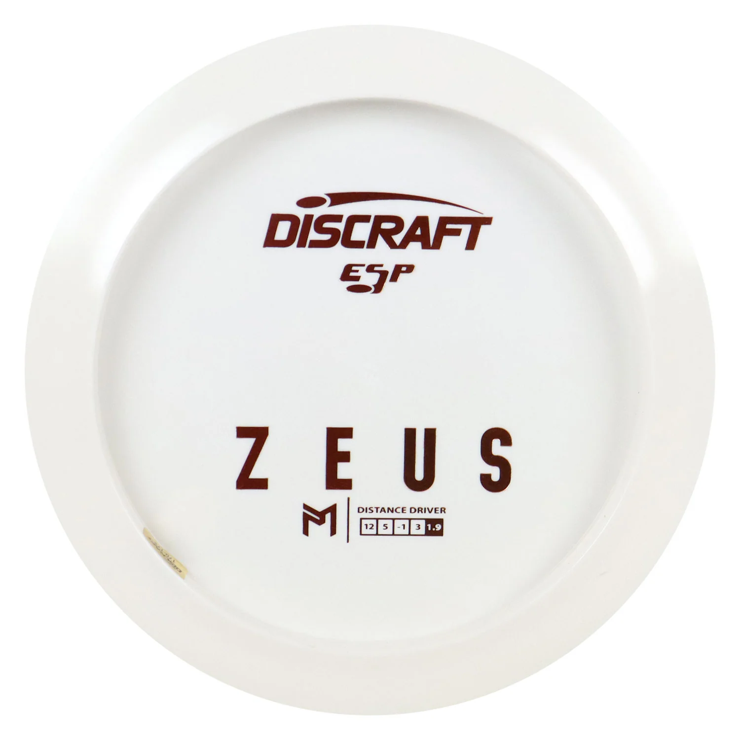 Discraft Disc Golf Paul McBeth ESP Zeus Solid White Distance Driver 12/5/-1/3- Choose Exact Disc - Image 7