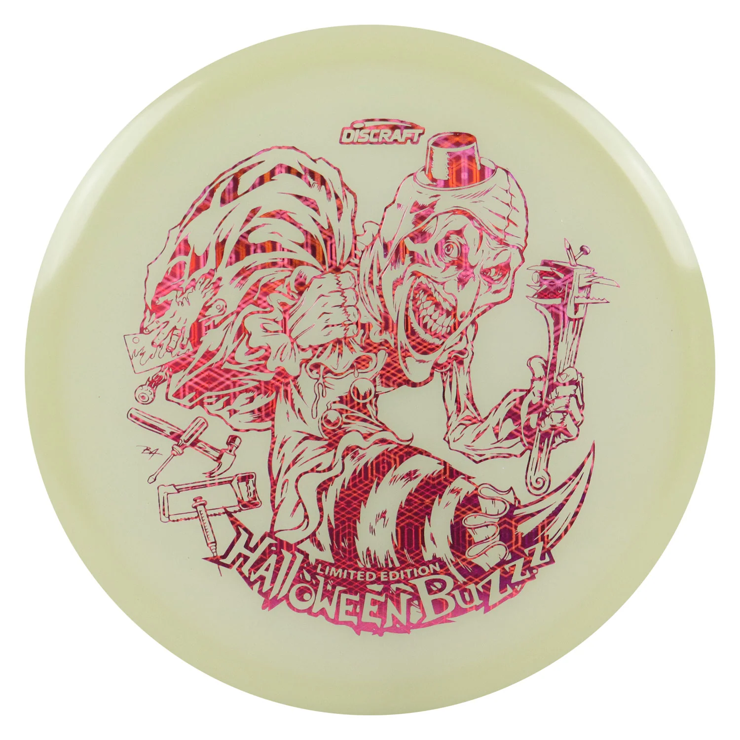 Discraft Disc Golf Single Foil Mega-Glo Halloween Buzzz Midrange 5/4/-1/1 - Choose Exact Disc - Image 14