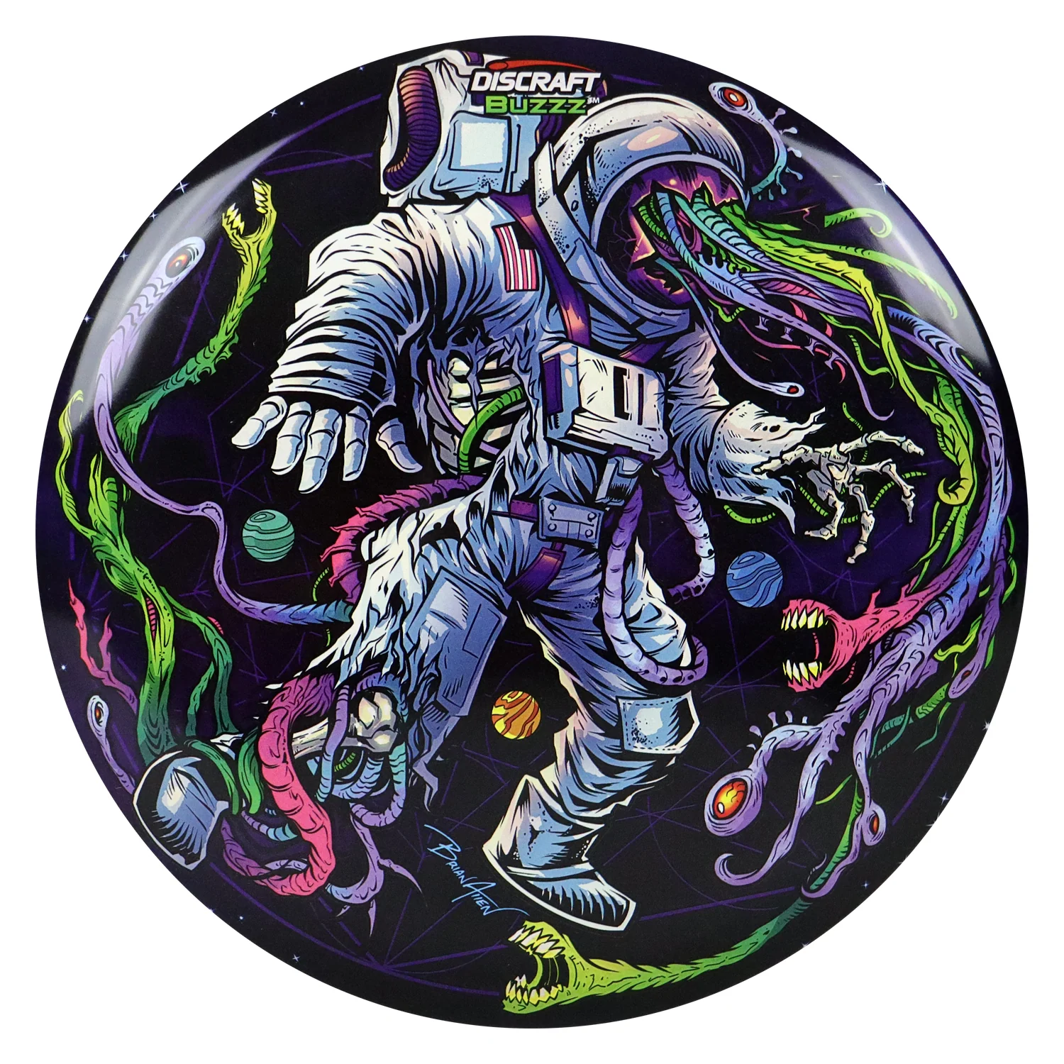 Discraft Disc Golf SuperColor Brian Allen Buzzz Midrange 5/4/-1/1 - Choose Exact Disc - Image 3