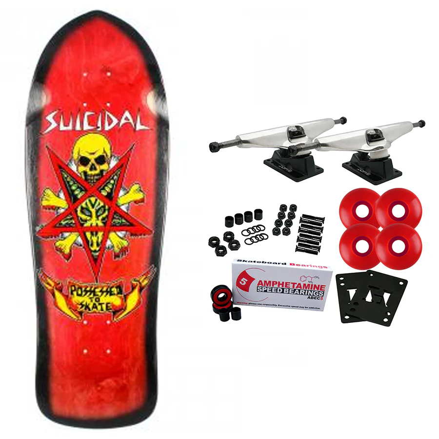 Dogtown Complete Suicidal Skates Possessed Red Re-Issue Old School