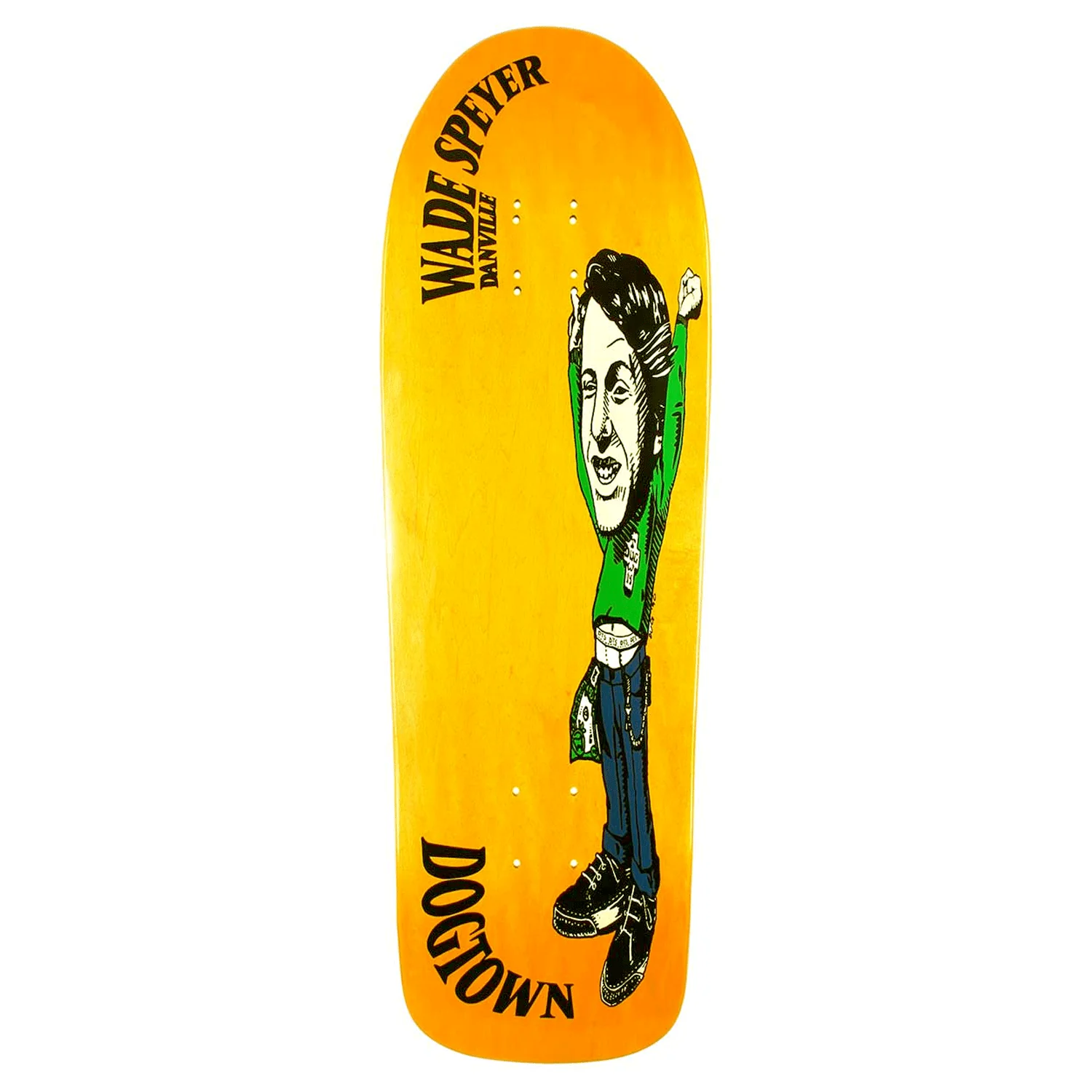 Dogtown Skateboard Complete Wade Speyer Victory Re-Issue Yellow 9.75" x 31.375" - Image 2