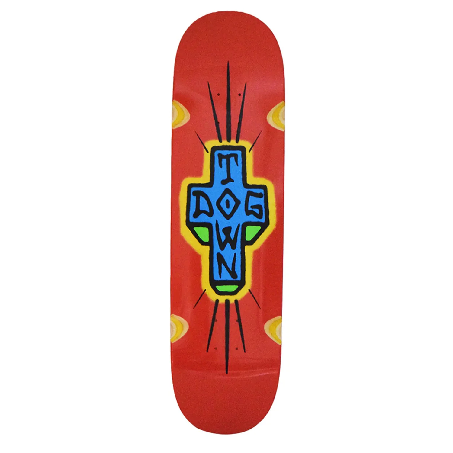 Dogtown Skateboard Deck Spray Cross Loose Trucks Red 8.75" x 32.325"
