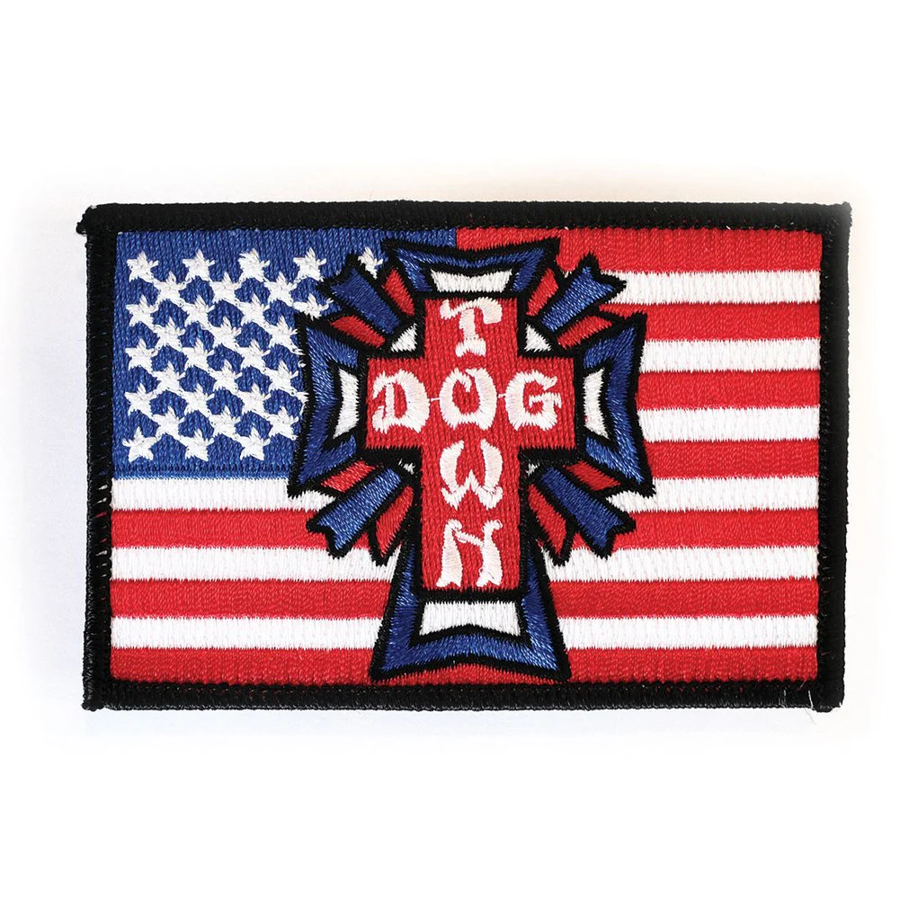 Dogtown Skateboard Patch 4" Embroidered Flag Iron /Sew On