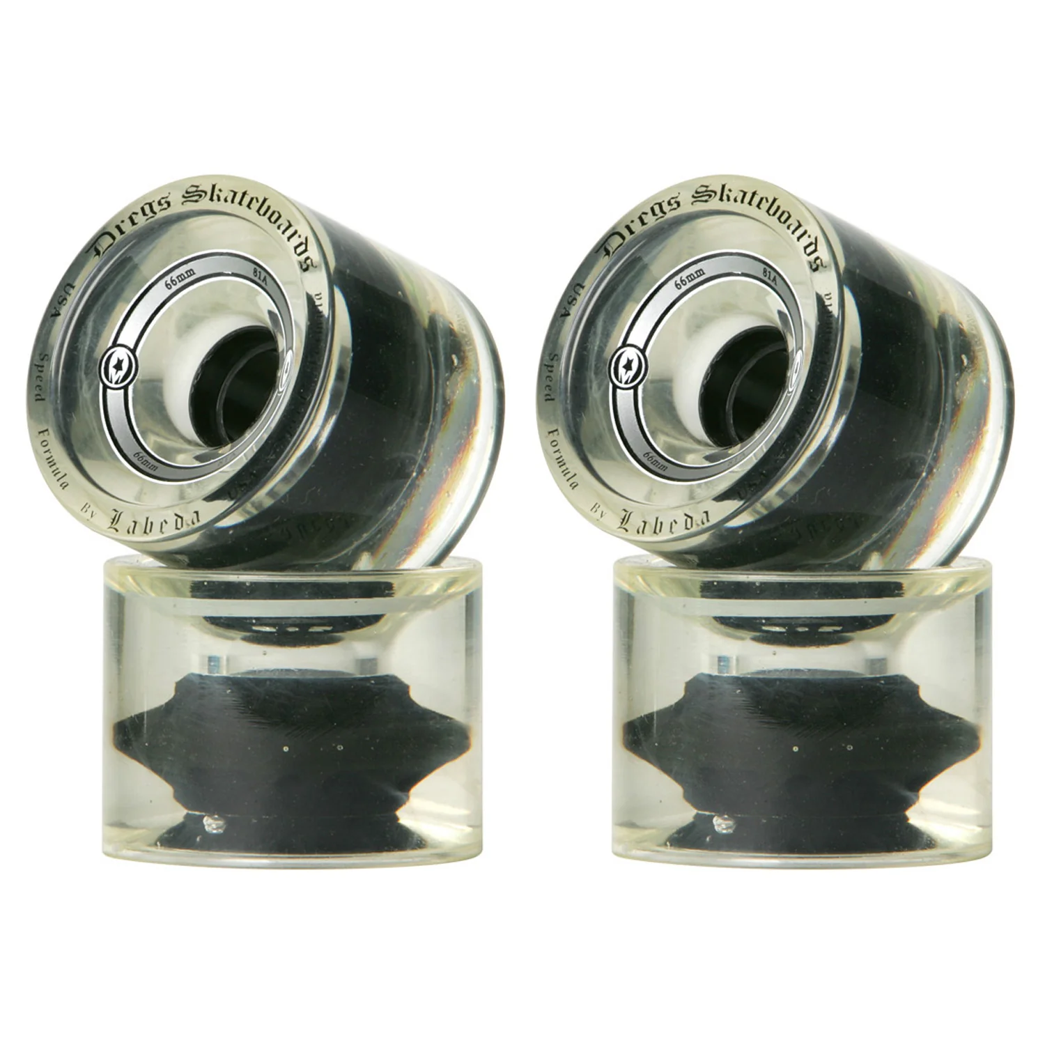 Dregs Wheels Race Clear 66mm