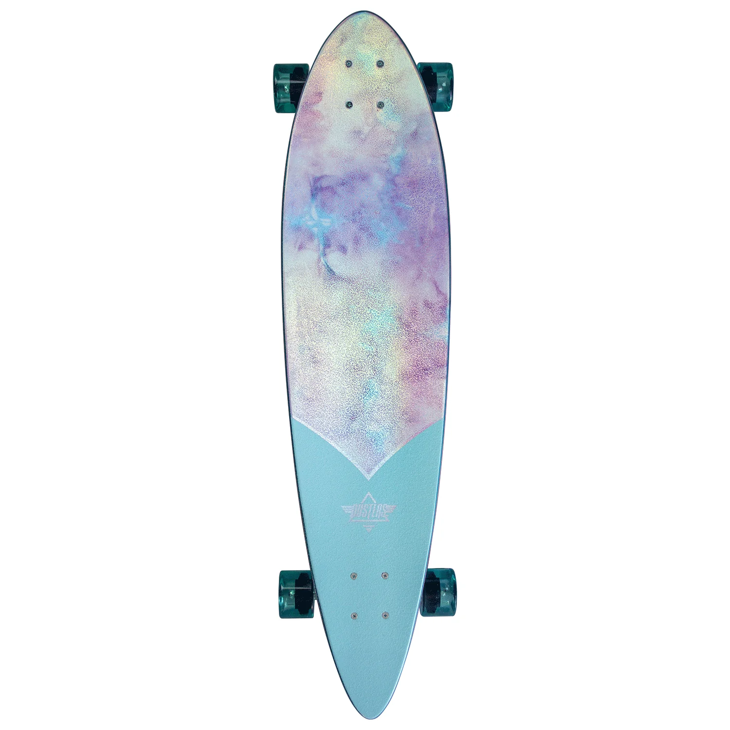Dusters Longboard Complete Cruisin Chrome Pintail Holographic 37" - Image 2