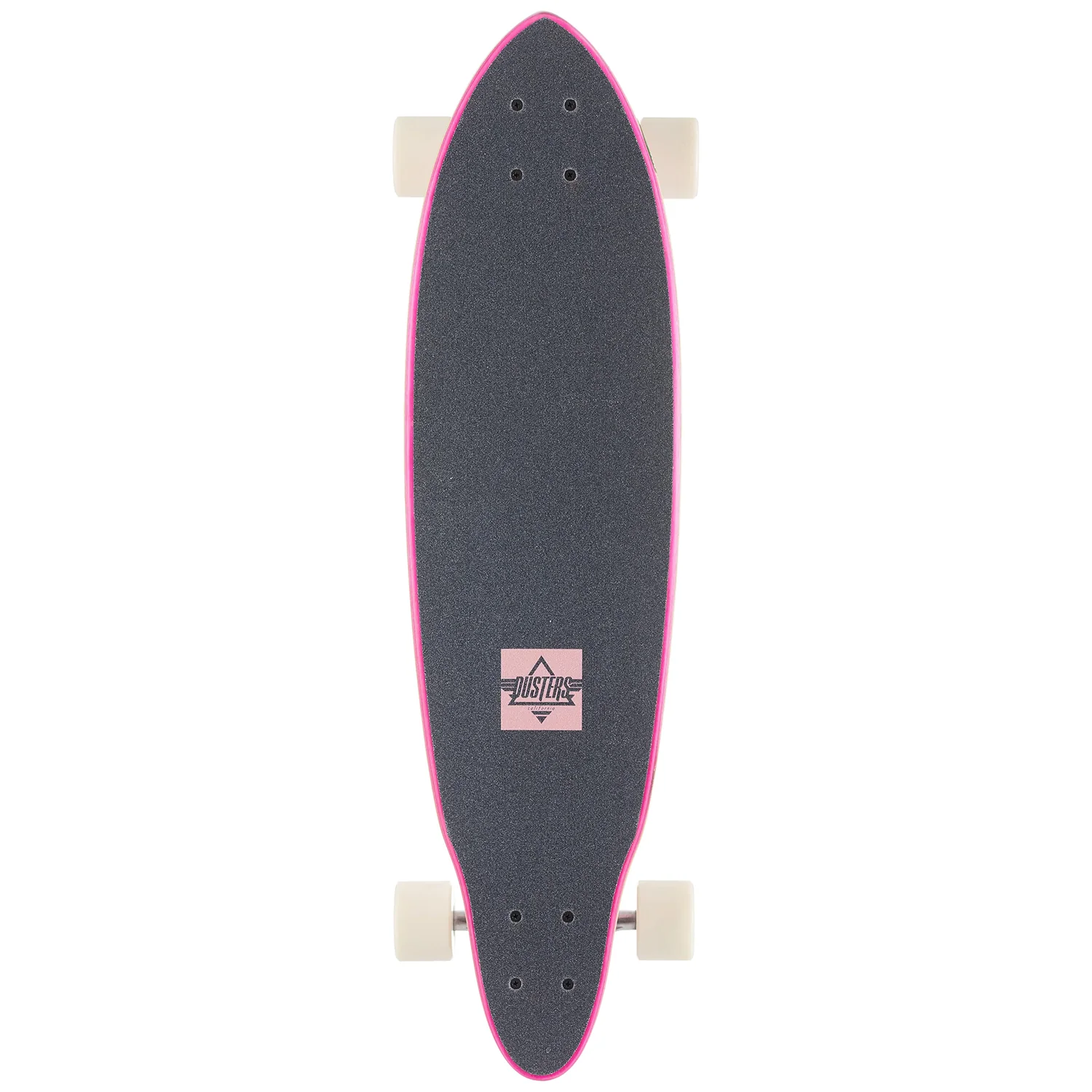Dusters Longboard Culture Pink/Yellow Pintail 8.5" x 33" - Image 2