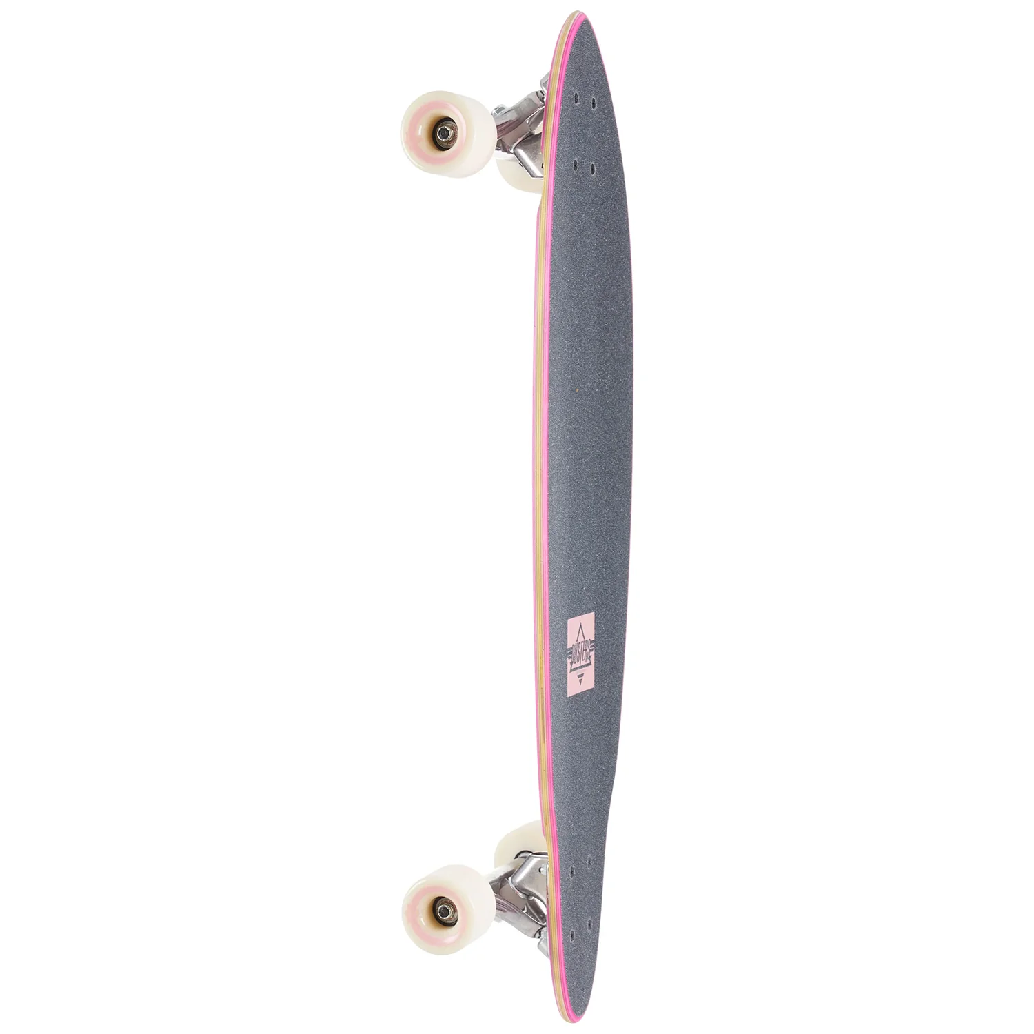 Dusters Longboard Culture Pink/Yellow Pintail 8.5" x 33" - Image 3