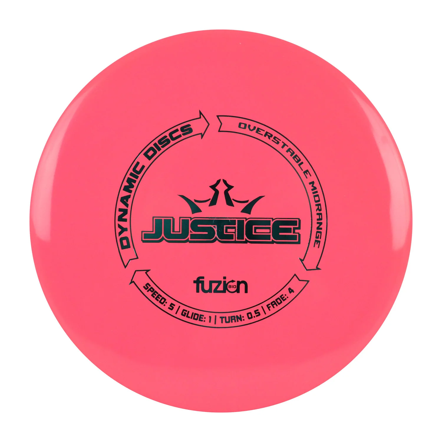 Dynamic Disc Golf BioFuzion Justice Midrange Disc 5/1/0.5/4 - Choose Exact Disc - Image 4