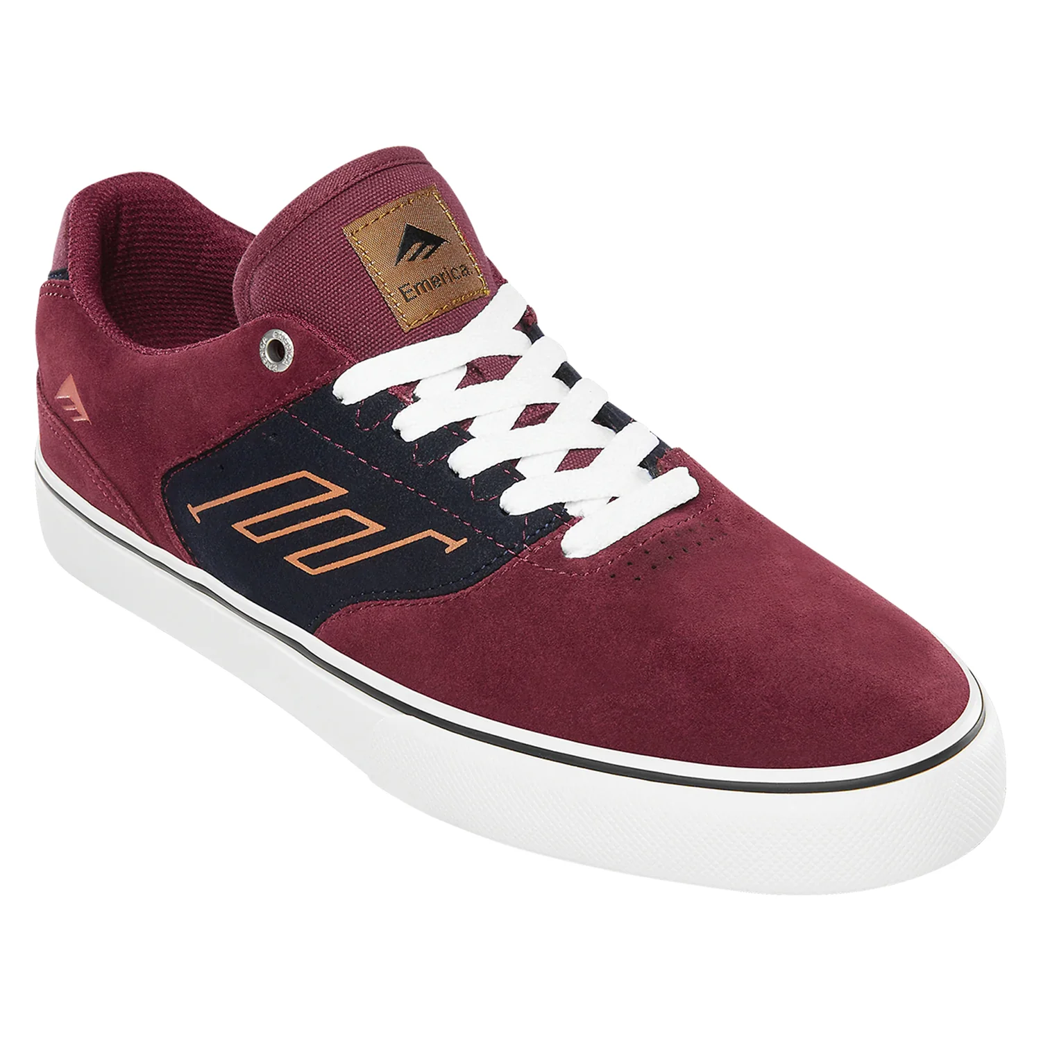 Emerica Shoes The Low Vulc Navy/Red Mens - Image 2