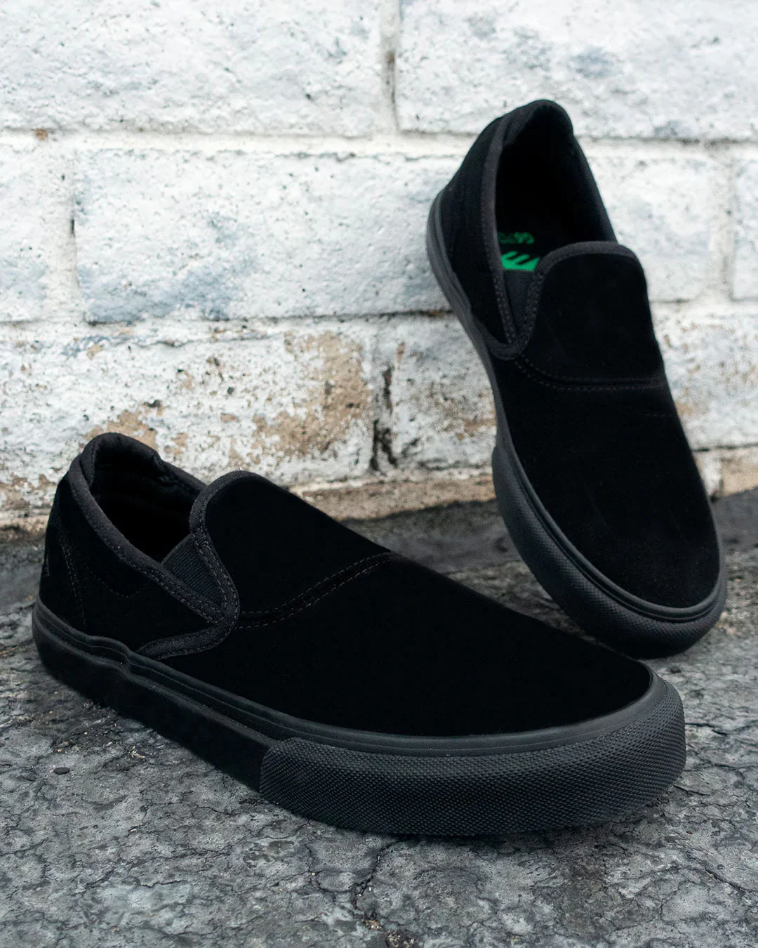 Emerica Skateboard Shoes Wino G6 Slip-On Black - Image 5