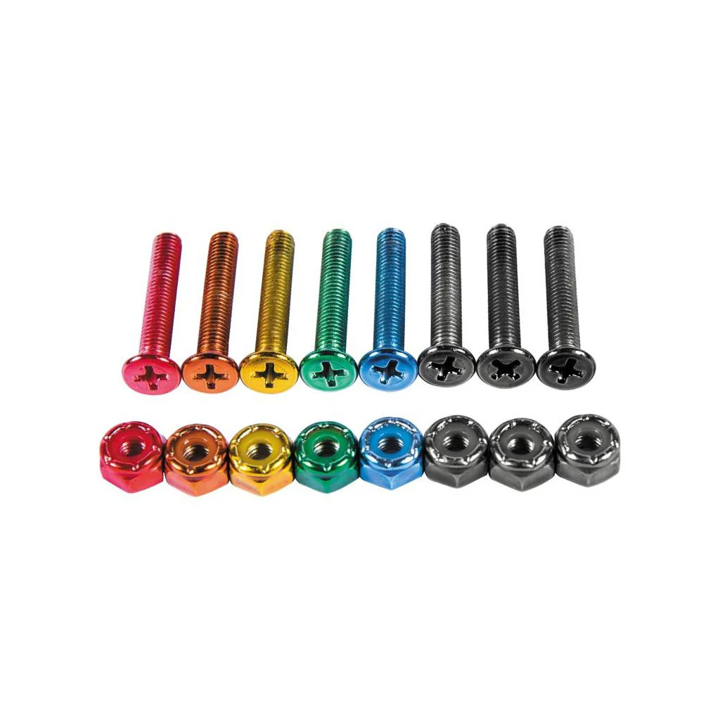 Enjoi Little Buddies 7/8" Phillips Skateboard Truck Mounting Hardware Nuts and Bolts - Image 3