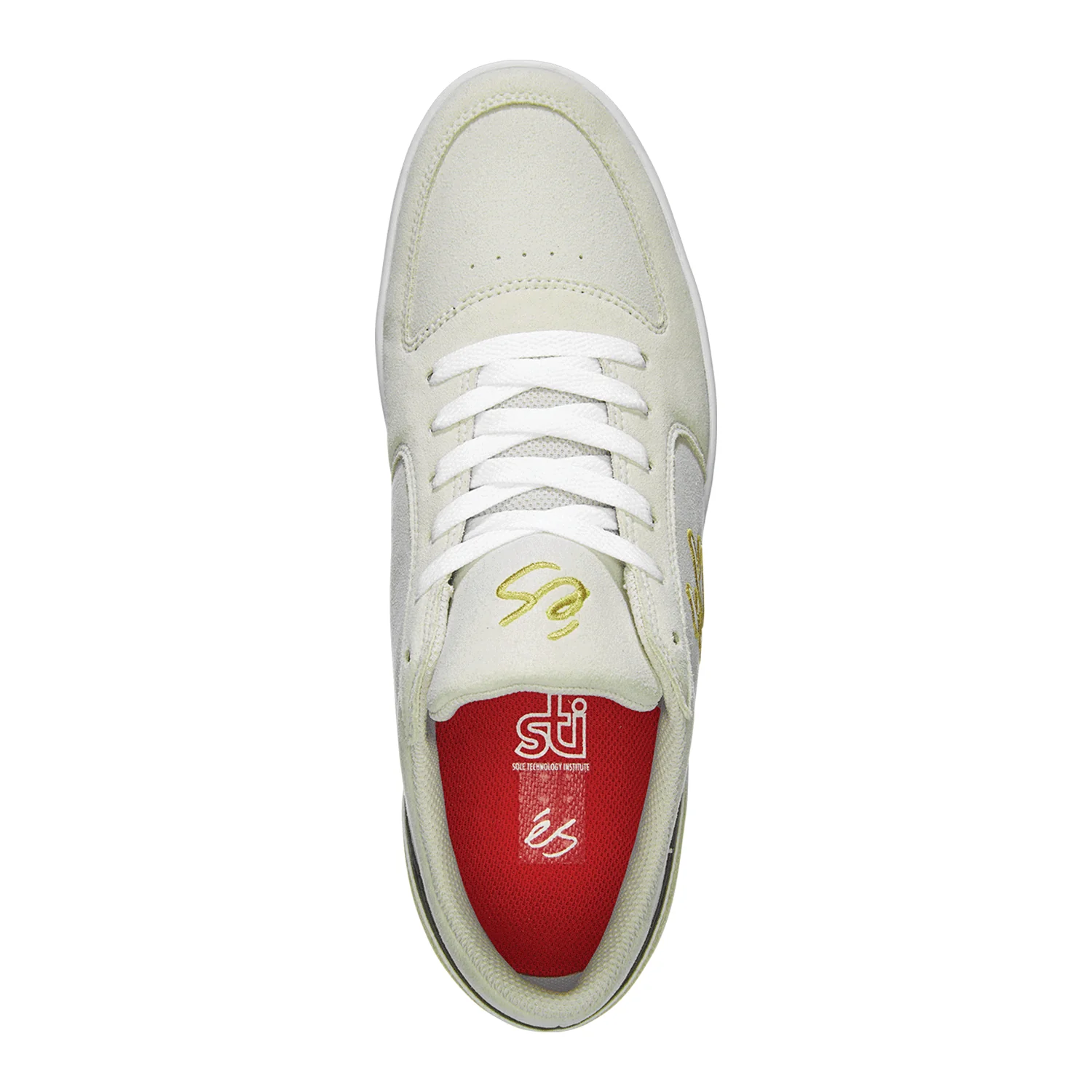 Es Shoes EOS White/Gold Mens - Image 2