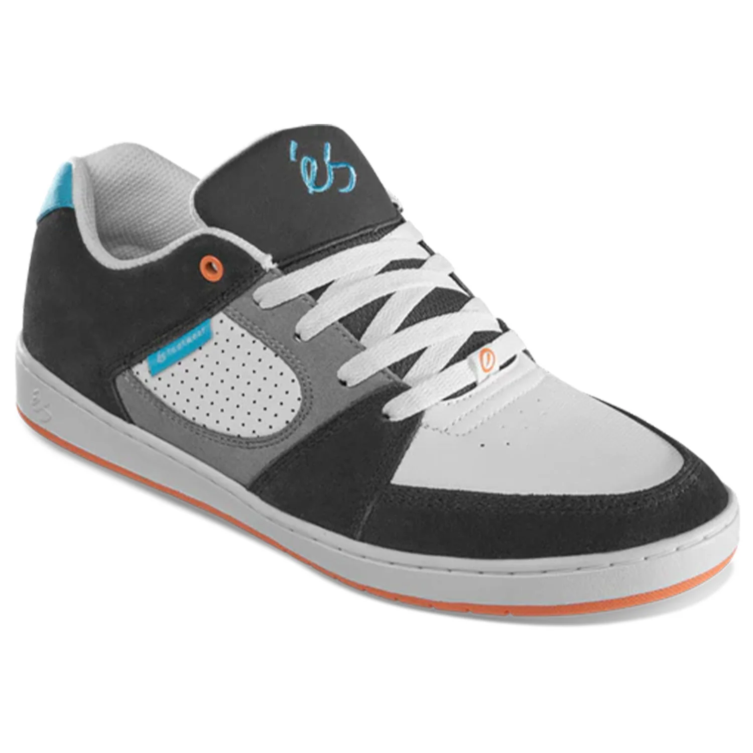 Es Skateboard Shoes Accel Slim Navy/Grey/Orange - Image 4