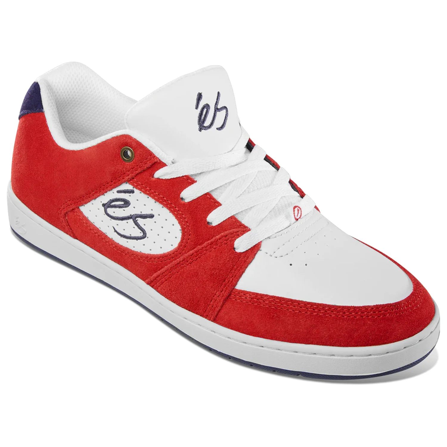 Es Skateboard Shoes Accel Slim Red/White/Navy - Image 4