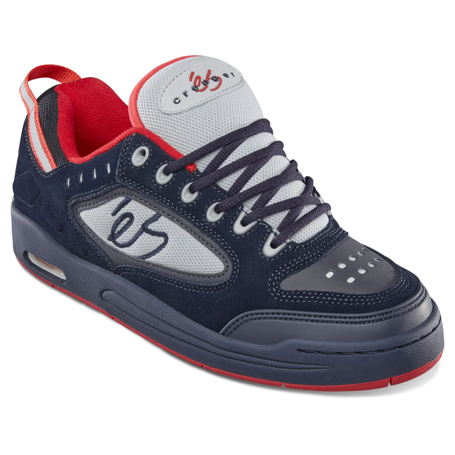 Es Skateboard Shoes Creager Navy/Grey/Red - Image 4