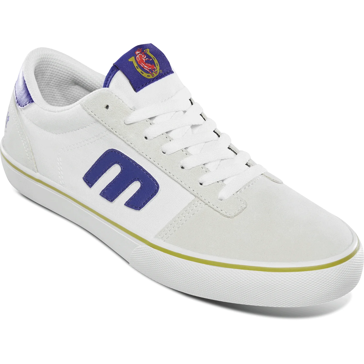 Etnies Shoes Calli Vulc X Colt 45 White/Navy/Gold - Image 3