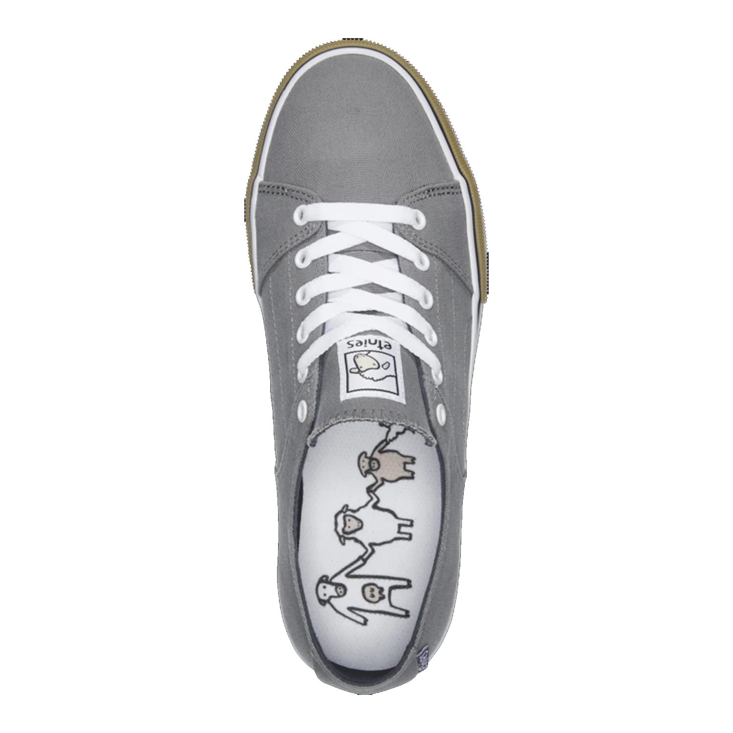 Etnies Shoes RLS x Sheep Grey/White/Gum Mens - Image 2