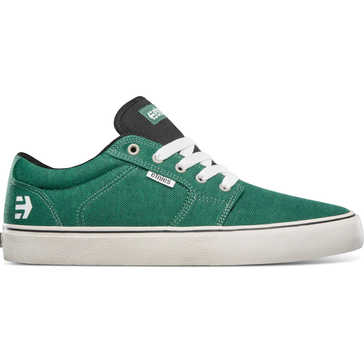 Etnies Skateboard Shoes Barge LS Green/Black/White - Image 2