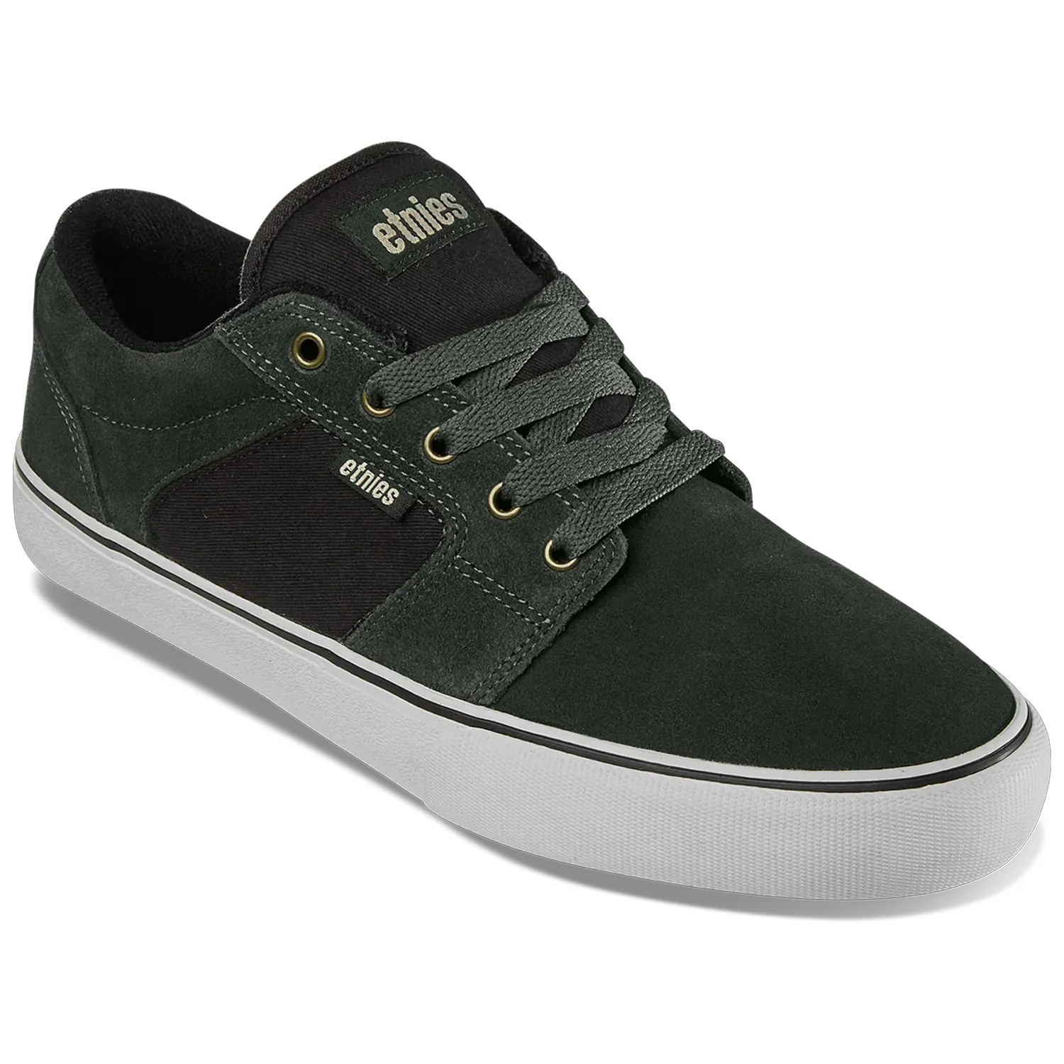 Etnies Skateboard Shoes Barge LS Green/Gold - Image 2