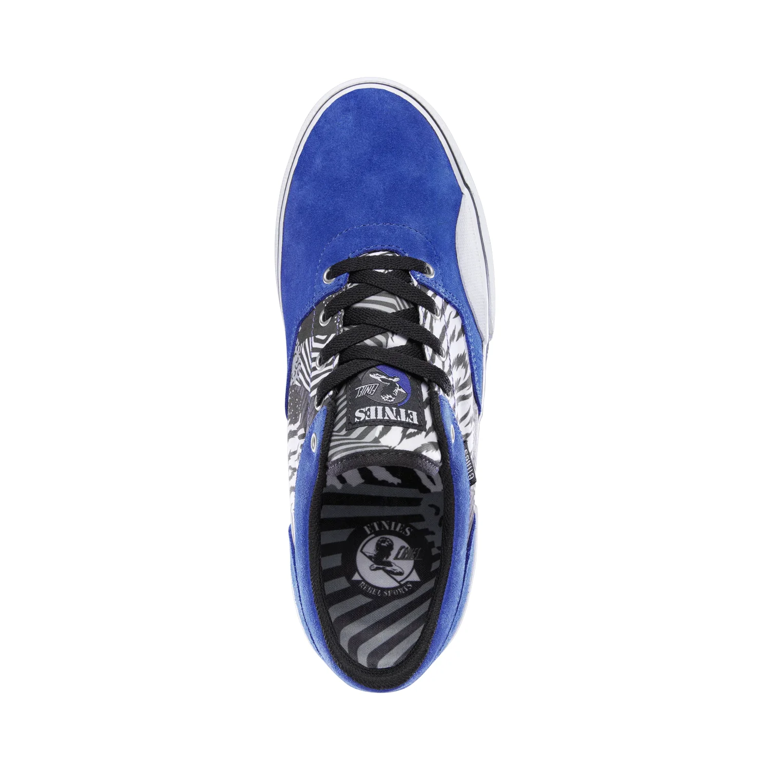 Etnies Skateboard Shoes Factor Blue/Black/White Mens - Image 2
