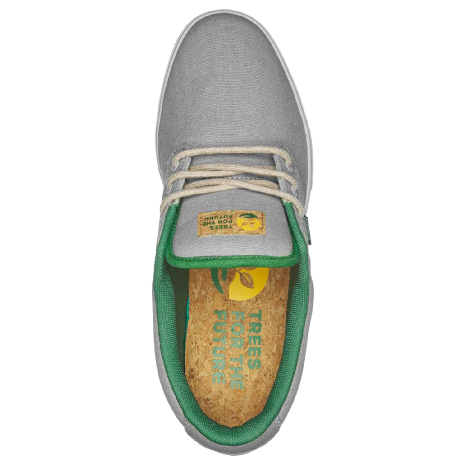Etnies Skateboard Shoes Jameson 2 Eco TFTF Grey/White/Green - Image 2